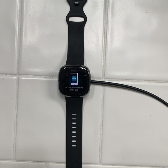 fitbit Other - Black Fitbit Sense fitness tracker/smart watch and bands